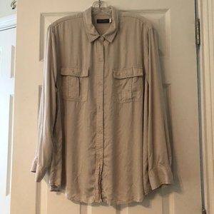 Mint Velvet Tencel LS Button Up Shirt